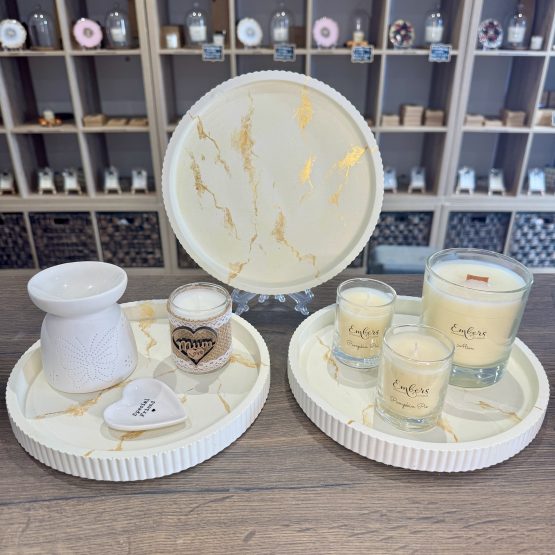 Stone Effect Marble Tray - Image 2